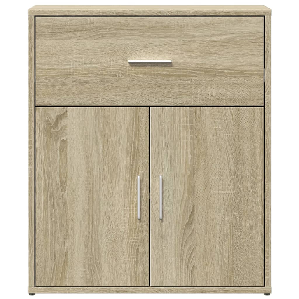 Sideboards 2 Stk. Sonoma-Eiche 60x31x70 cm Holzwerkstoff