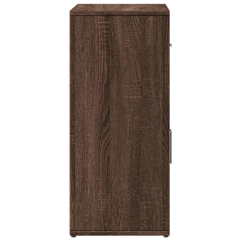 Sideboards 2 Stk. Braun Eichen-Optik 60x31x70 cm Holzwerkstoff