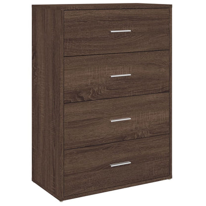 Sideboards 2 Stk. Braun Eichen-Optik 60x31x84 cm Holzwerkstoff