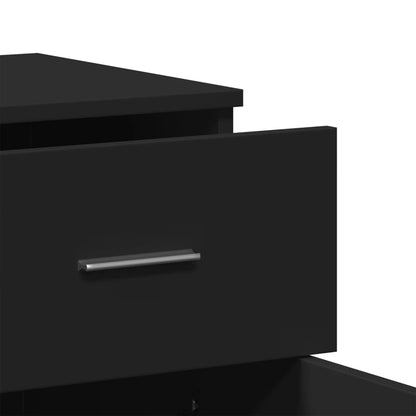 Sideboards 2 Stk. Schwarz 79x38x80 cm Holzwerkstoff