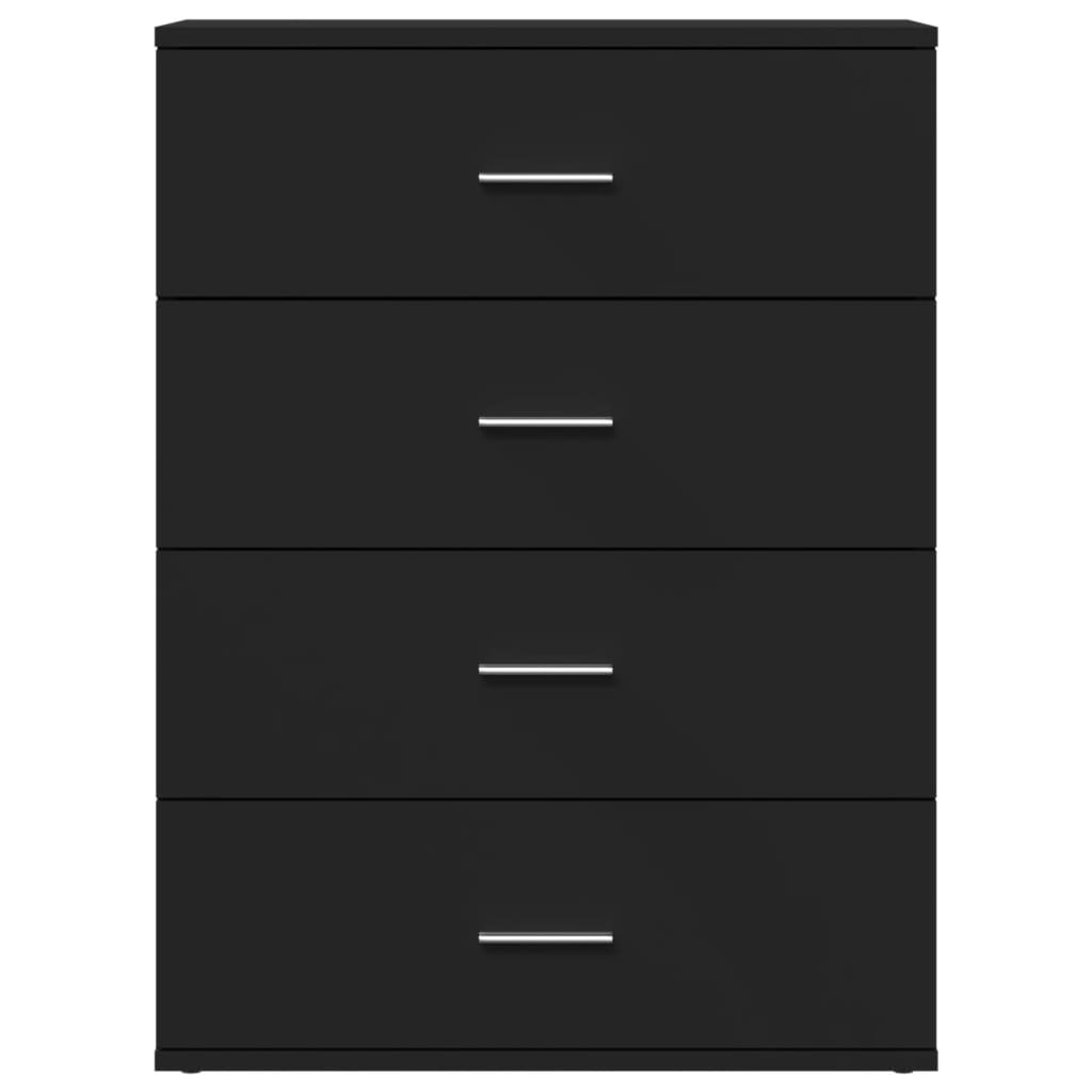 Sideboards 2 Stk. Schwarz 60x39x80 cm Holzwerkstoff