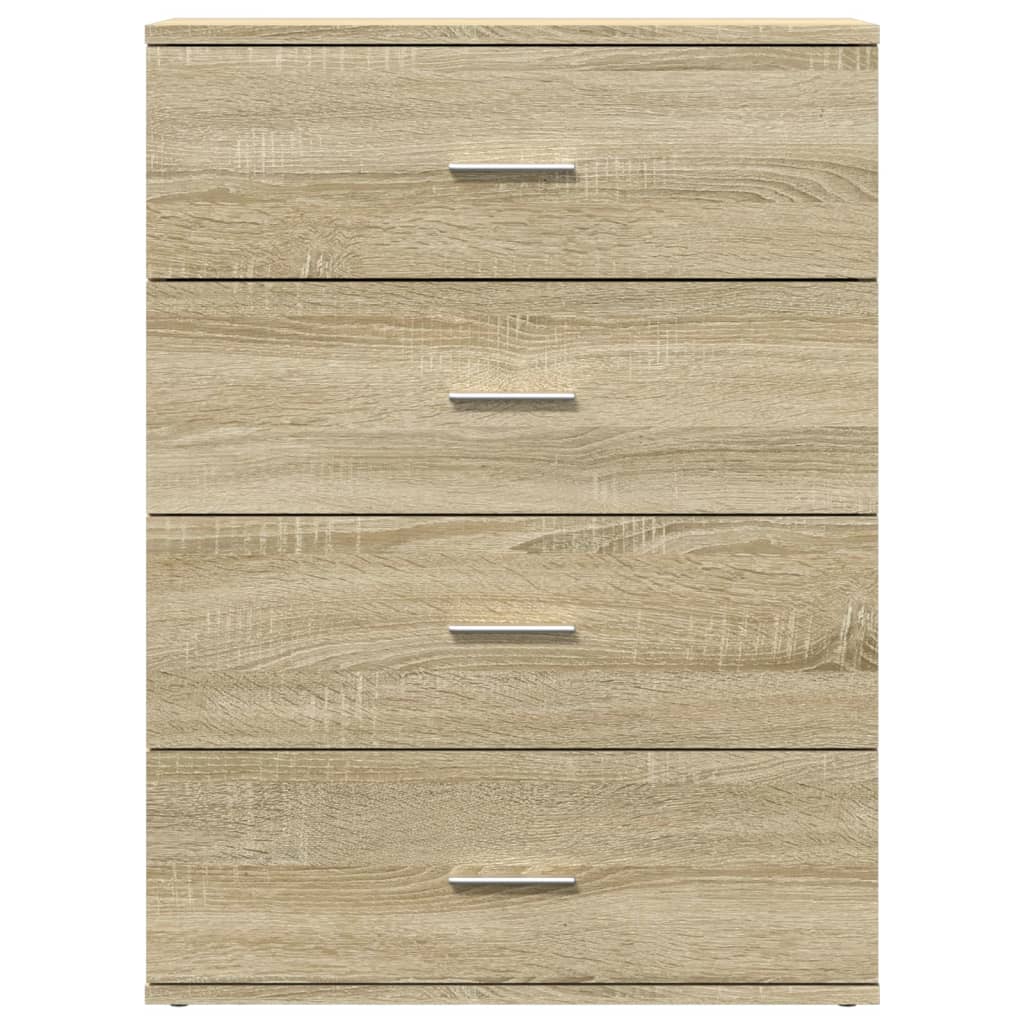 Sideboards 2 Stk. Sonoma-Eiche 60x39x80 cm Holzwerkstoff