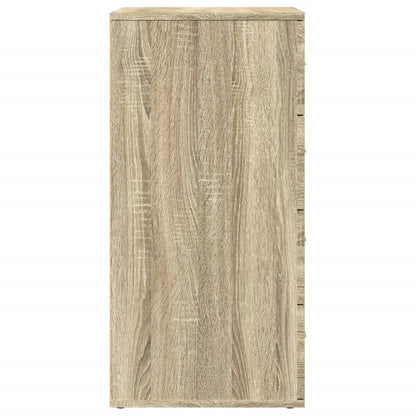 Sideboards 2 Stk. Sonoma-Eiche 60x39x80 cm Holzwerkstoff