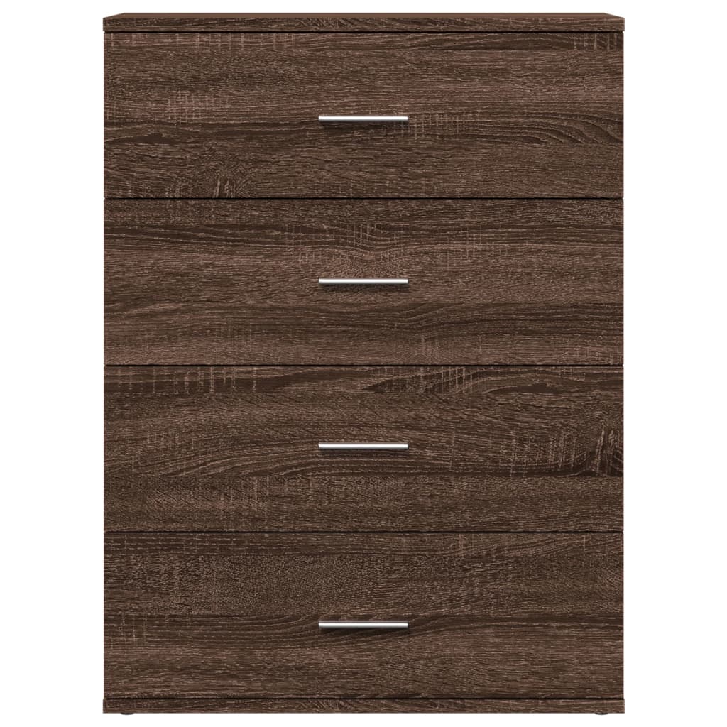 Sideboards 2 Stk. Braun Eichen-Optik 60x39x80 cm Holzwerkstoff