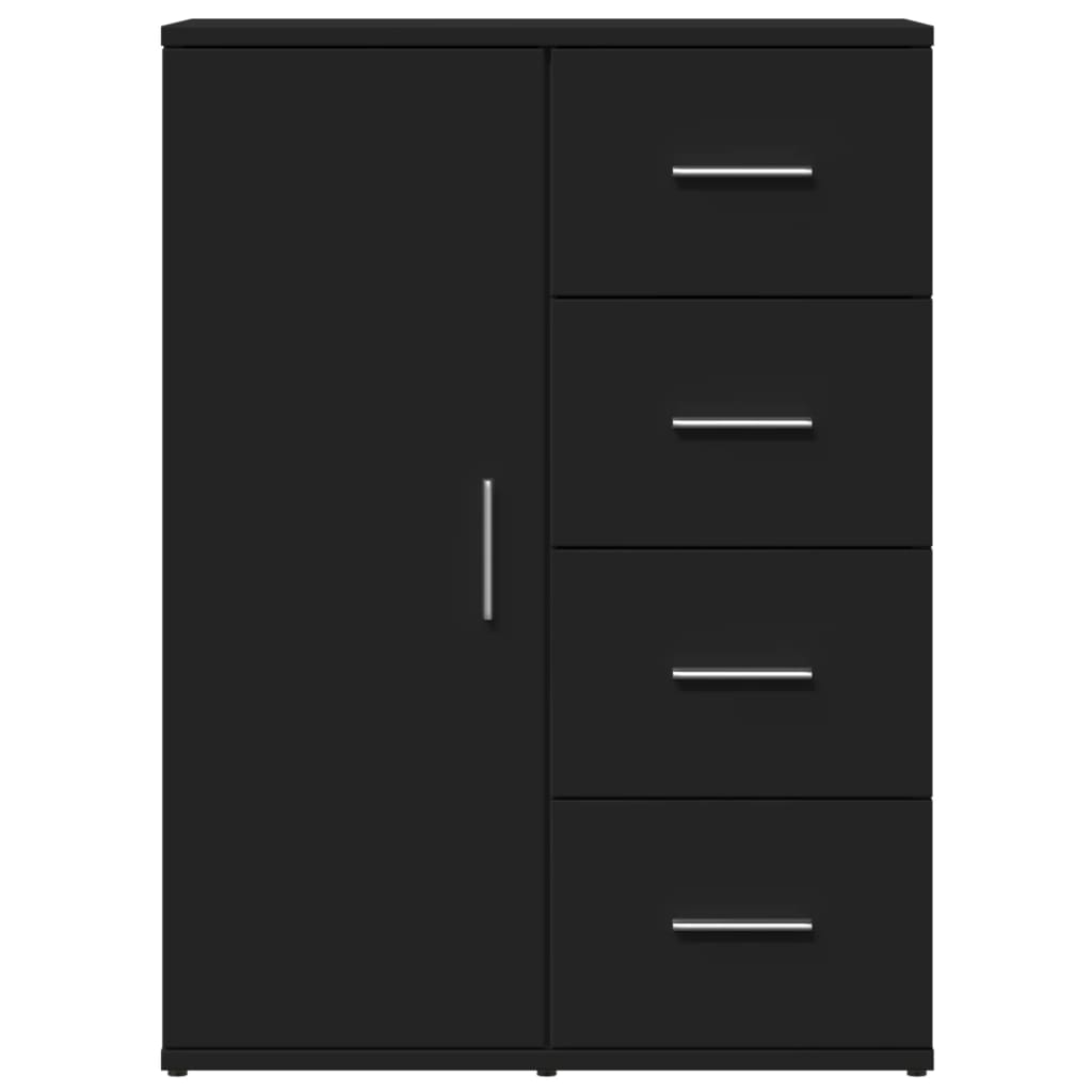 Sideboards 2 Stk. Schwarz 59x39x80 cm Holzwerkstoff