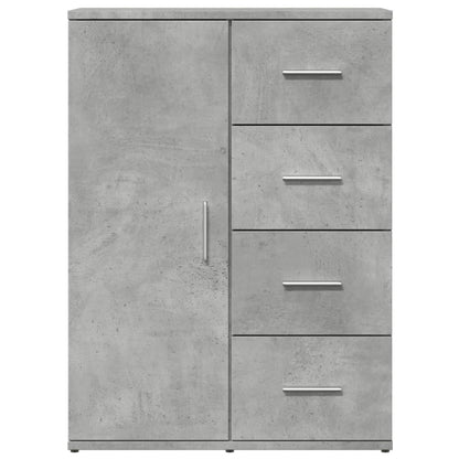 Sideboards 2 Stk. Betongrau 59x39x80 cm Holzwerkstoff