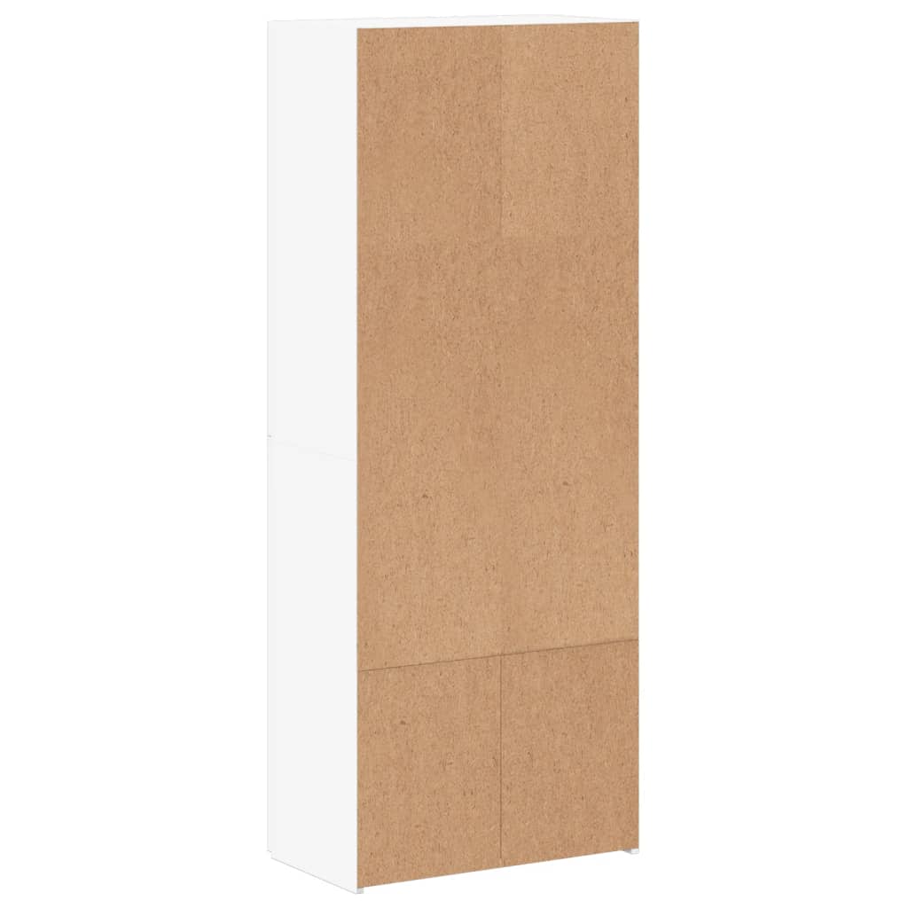 Aktenschrank Weiß 60x32x153 cm Holzwerkstoff