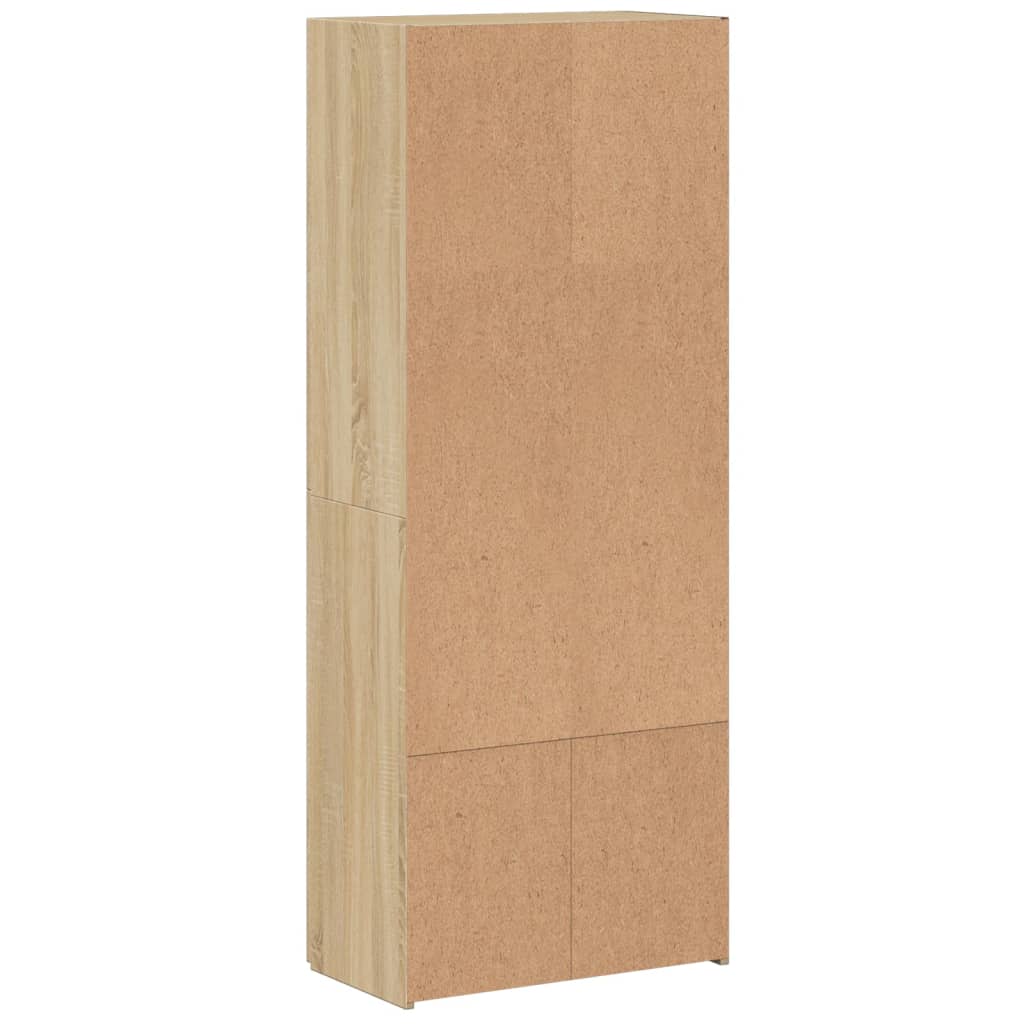 Aktenschrank Sonoma-Eiche 60x32x153 cm Holzwerkstoff