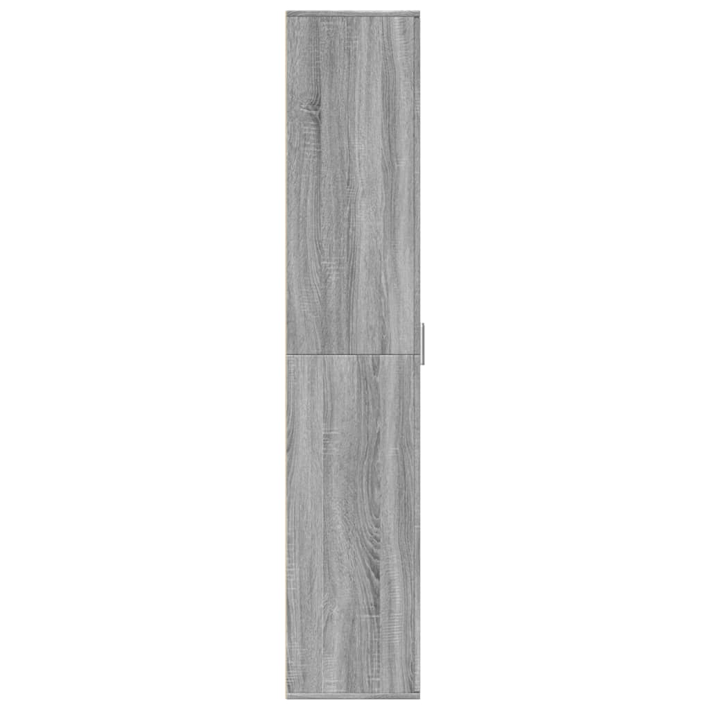 Highboard Grau Sonoma 60x35x180 cm Holzwerkstoff