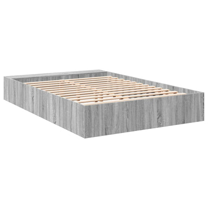 Bettgestell Grau Sonoma 140x200 cm Holzwerkstoff