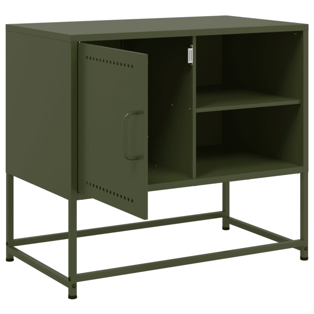 TV-Schrank Senfgelb 100,5x39x60,5 cm Stahl