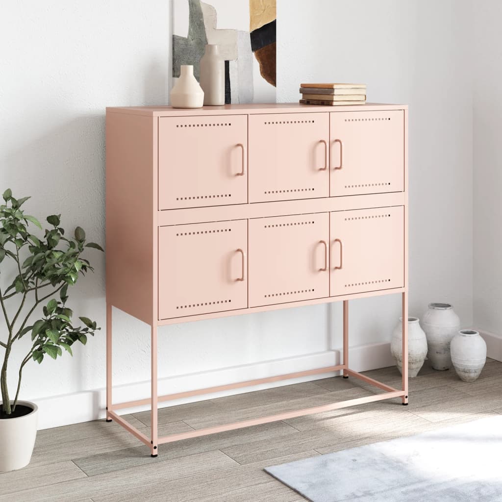 Sideboard Rosa 100,5x39x107 cm Stahl