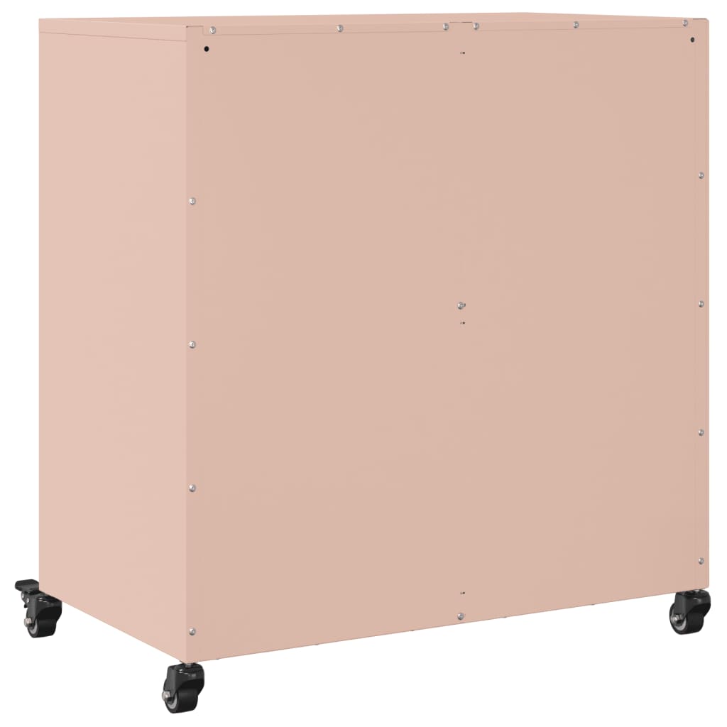 Sideboard Rosa 68,5x39x72 cm Stahl