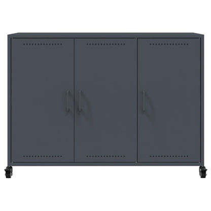 Sideboard Anthrazit 100,5x39x72 cm Stahl