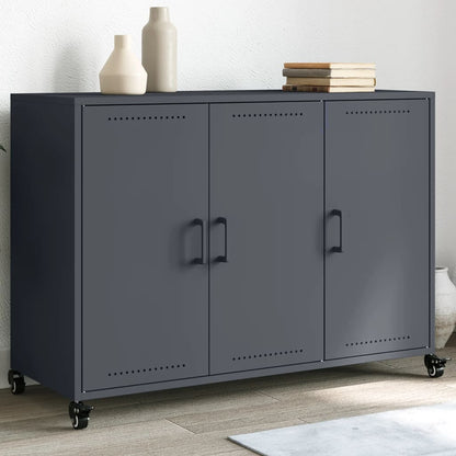 Sideboard Anthrazit 100,5x39x72 cm Stahl