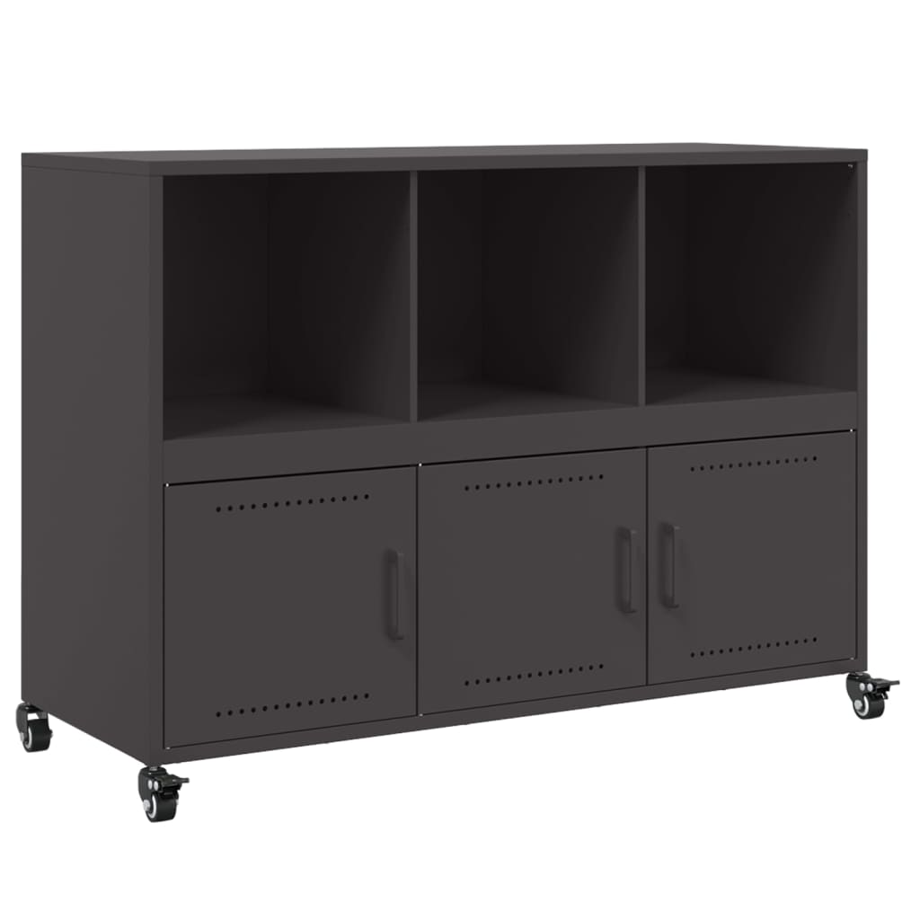 Sideboard Schwarz 100,5x39x72 cm Stahl