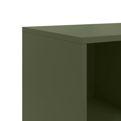 Sideboard Olivgrün 100,5x39x72 cm Stahl