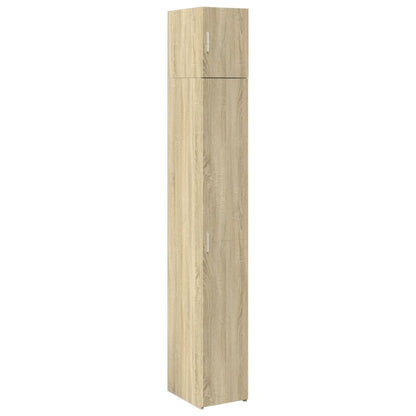 Hochschrank Schmal Sonoma-Eiche 30x42,5x225 cm Holzwerkstoff