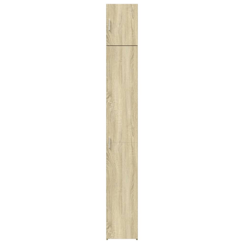 Hochschrank Schmal Sonoma-Eiche 30x42,5x225 cm Holzwerkstoff