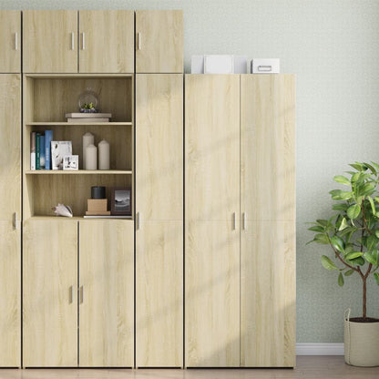 Hochschrank Schmal Sonoma-Eiche 30x42,5x225 cm Holzwerkstoff