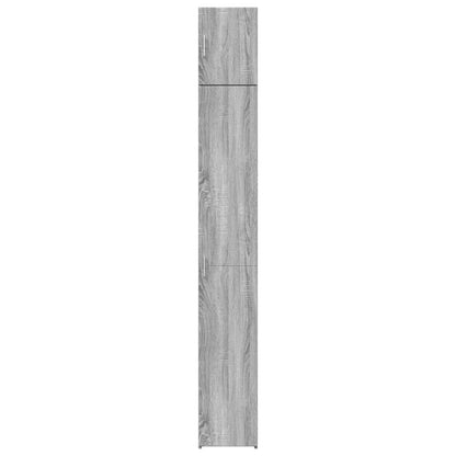 Hochschrank Schmal Grau Sonoma 30x42,5x225 cm Holzwerkstoff