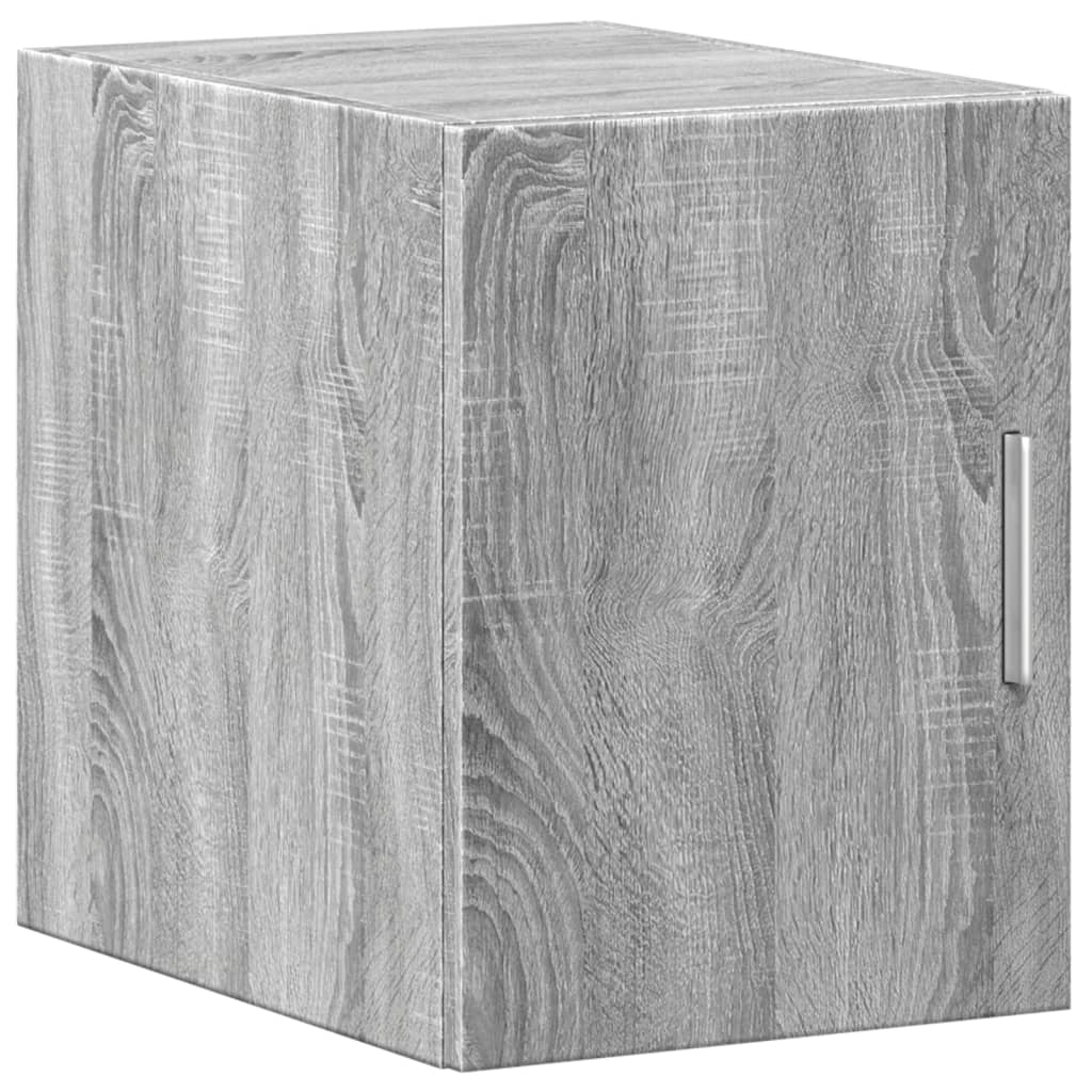 Hochschrank Schmal Grau Sonoma 30x42,5x225 cm Holzwerkstoff