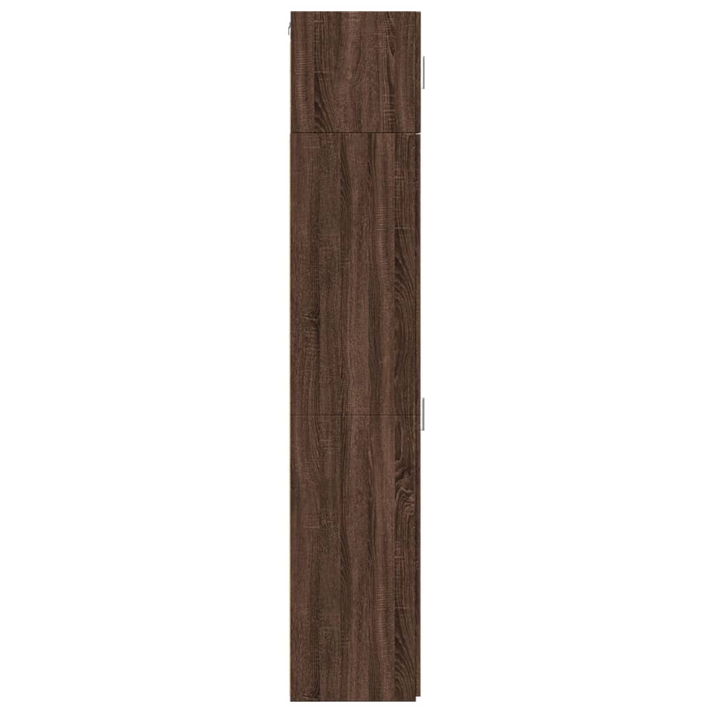 Hochschrank Schmal Eichen-Optik 30x42,5x225 cm Holzwerkstoff