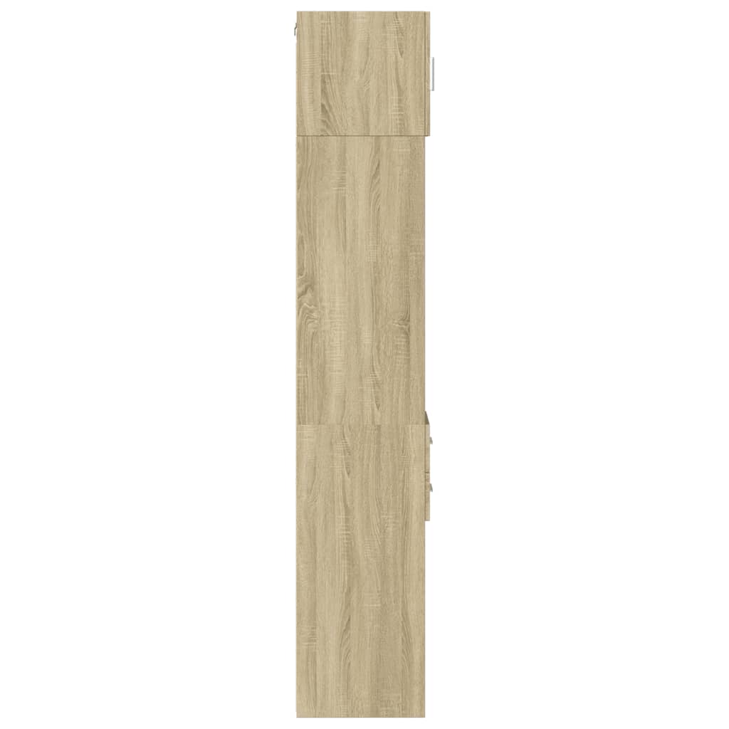 Hochschrank Schmal Sonoma-Eiche 30x42,5x225 cm Holzwerkstoff