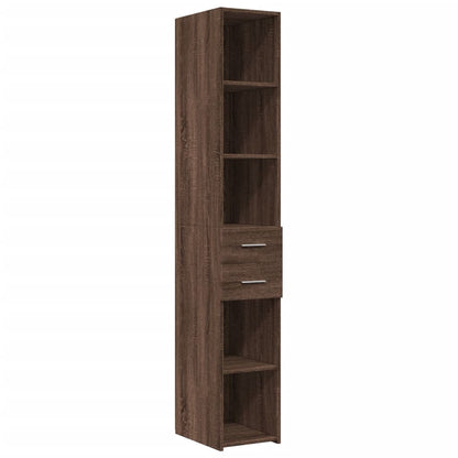 Hochschrank Schmal Eichen-Optik 30x42,5x225 cm Holzwerkstoff