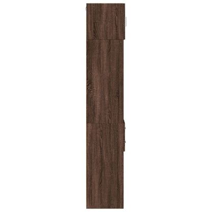 Hochschrank Schmal Eichen-Optik 30x42,5x225 cm Holzwerkstoff