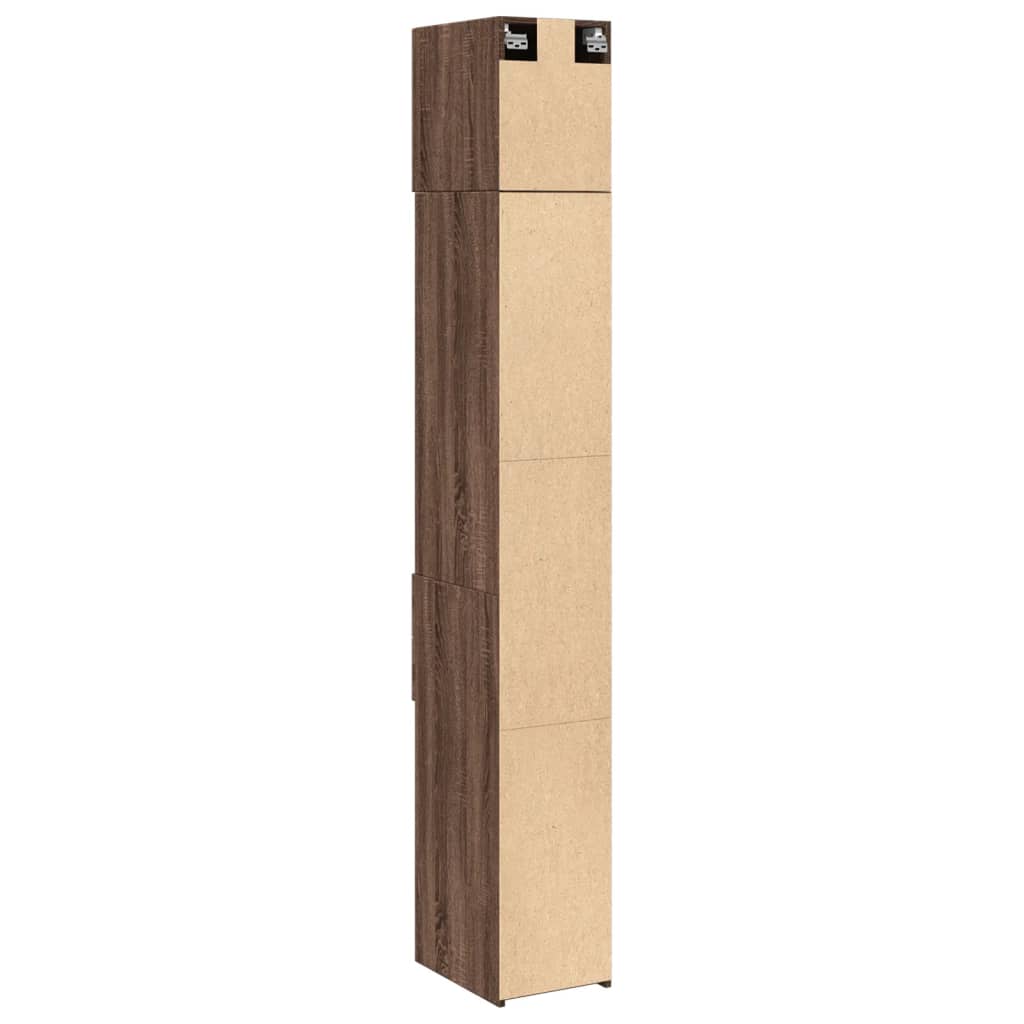 Hochschrank Schmal Eichen-Optik 30x42,5x225 cm Holzwerkstoff