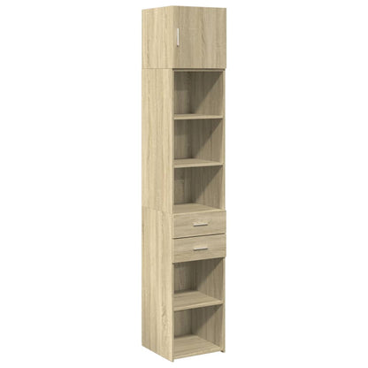 Hochschrank Schmal Sonoma-Eiche 40x42,5x225 cm Holzwerkstoff