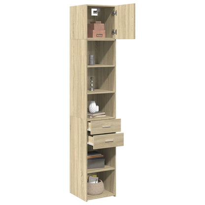 Hochschrank Schmal Sonoma-Eiche 40x42,5x225 cm Holzwerkstoff