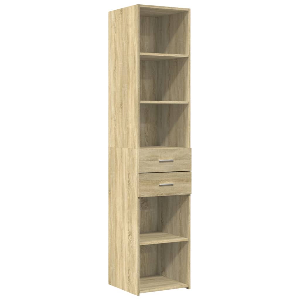 Hochschrank Schmal Sonoma-Eiche 40x42,5x225 cm Holzwerkstoff