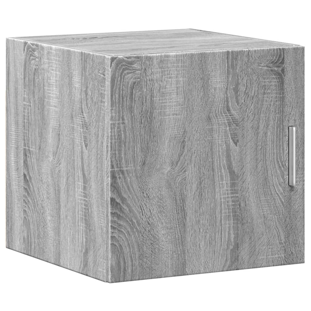 Hochschrank Schmal Grau Sonoma 40x42,5x225 cm Holzwerkstoff