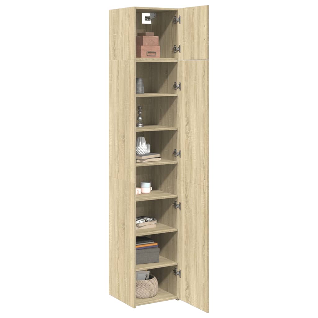 Hochschrank Schmal Sonoma-Eiche 40x42,5x225 cm Holzwerkstoff