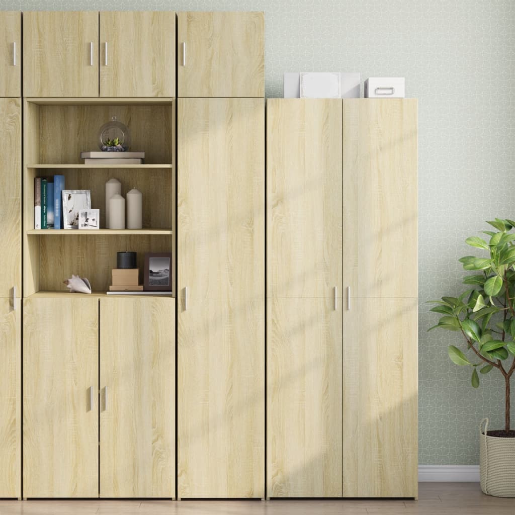 Hochschrank Schmal Sonoma-Eiche 40x42,5x225 cm Holzwerkstoff