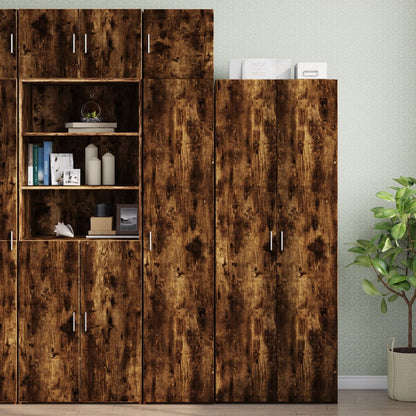 Hochschrank Schmal Räuchereiche 40x42,5x225 cm Holzwerkstoff