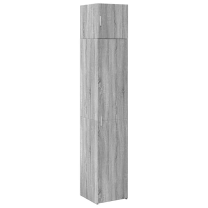 Hochschrank Schmal Grau Sonoma 40x42,5x225 cm Holzwerkstoff