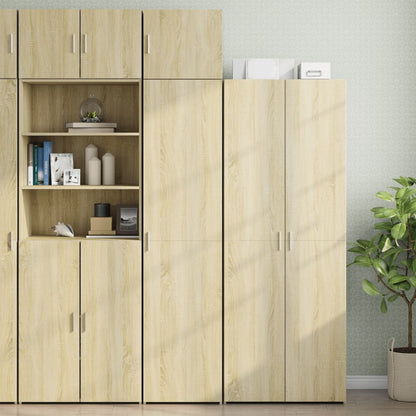 Hochschrank Schmal Sonoma-Eiche 45x42,5x225 cm Holzwerkstoff