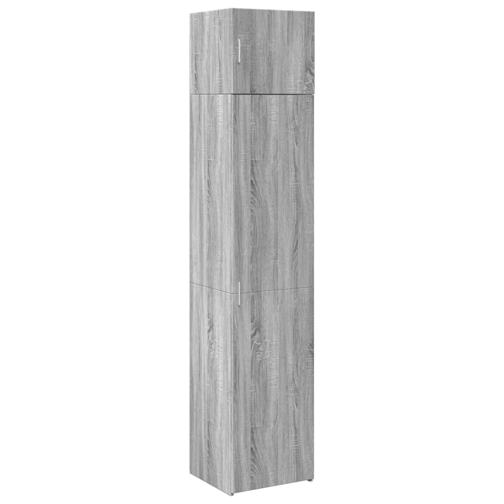 Hochschrank Schmal Grau Sonoma 45x42,5x225 cm Holzwerkstoff