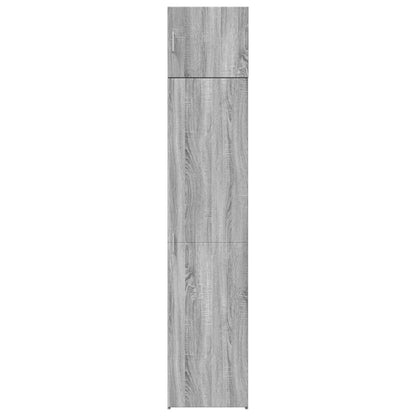 Hochschrank Schmal Grau Sonoma 45x42,5x225 cm Holzwerkstoff