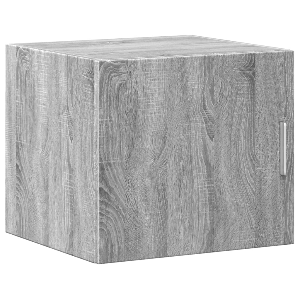 Hochschrank Schmal Grau Sonoma 45x42,5x225 cm Holzwerkstoff