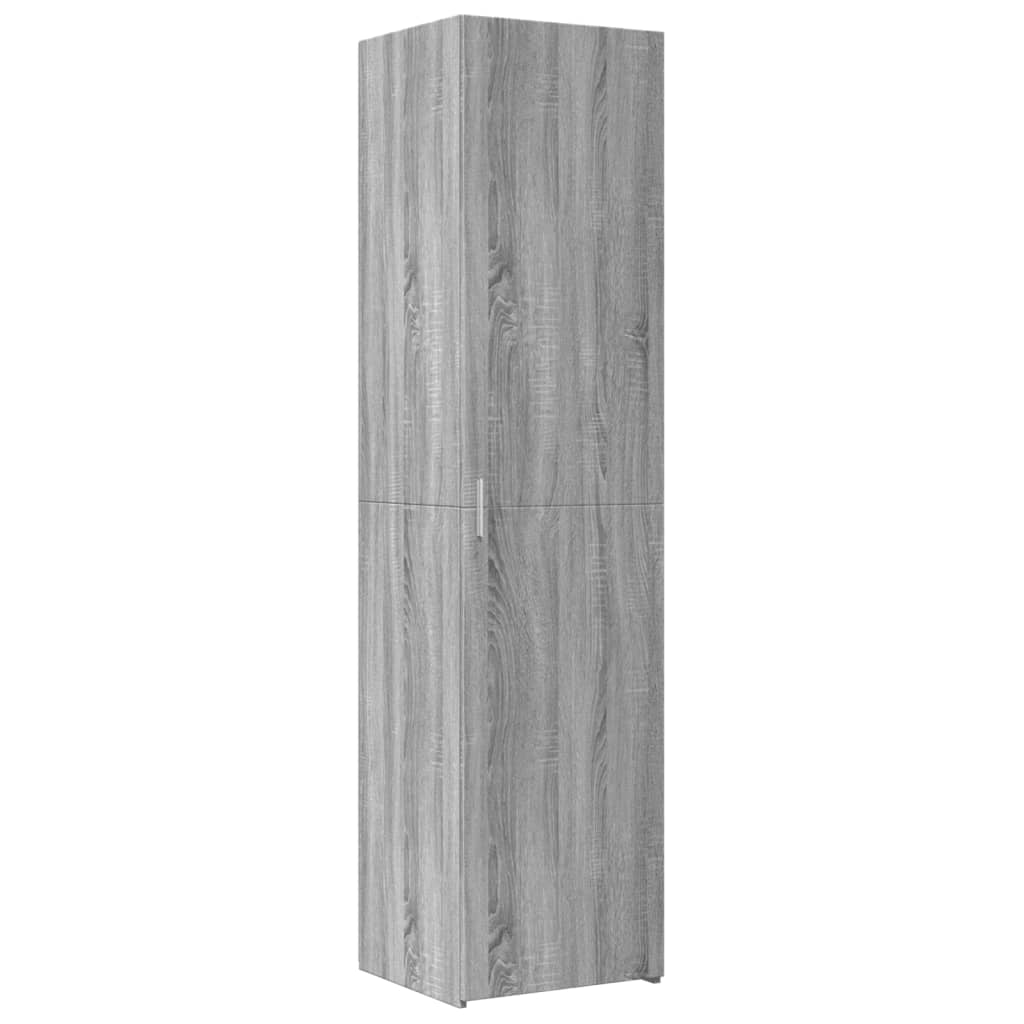 Hochschrank Schmal Grau Sonoma 45x42,5x225 cm Holzwerkstoff