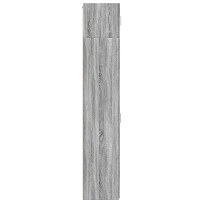 Hochschrank Schmal Grau Sonoma 45x42,5x225 cm Holzwerkstoff