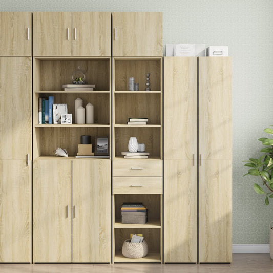 Hochschrank Schmal Sonoma-Eiche 45x42,5x225 cm Holzwerkstoff