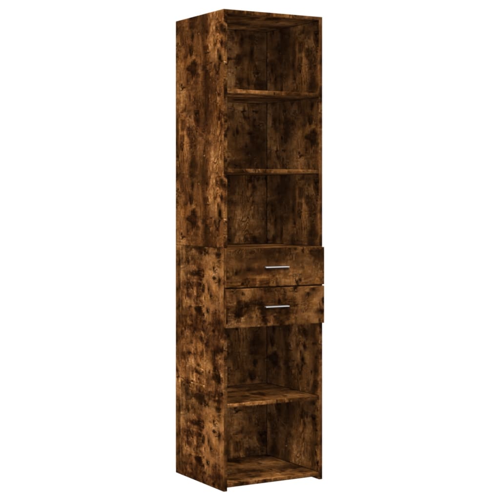 Hochschrank Schmal Räuchereiche 45x42,5x225 cm Holzwerkstoff