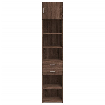 Hochschrank Schmal Eichen-Optik 45x42,5x225 cm Holzwerkstoff