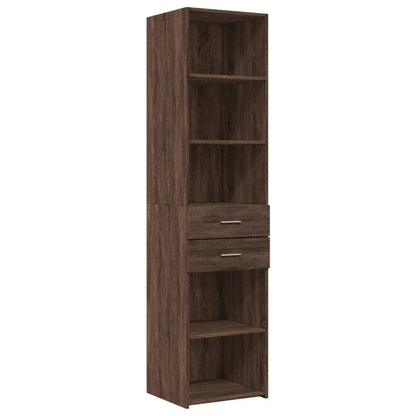 Hochschrank Schmal Eichen-Optik 45x42,5x225 cm Holzwerkstoff