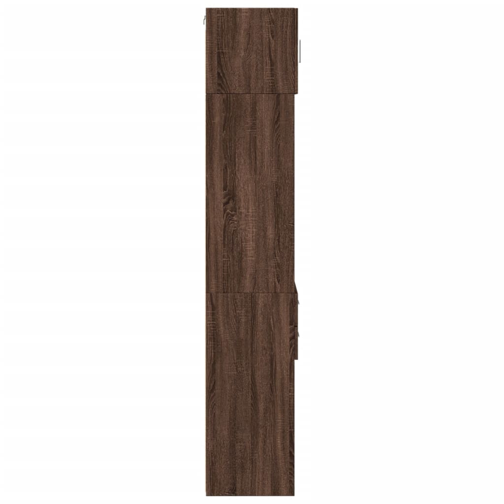 Hochschrank Schmal Eichen-Optik 45x42,5x225 cm Holzwerkstoff